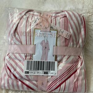 Brand New Victoria's Secret Pink Striped Pajama Set